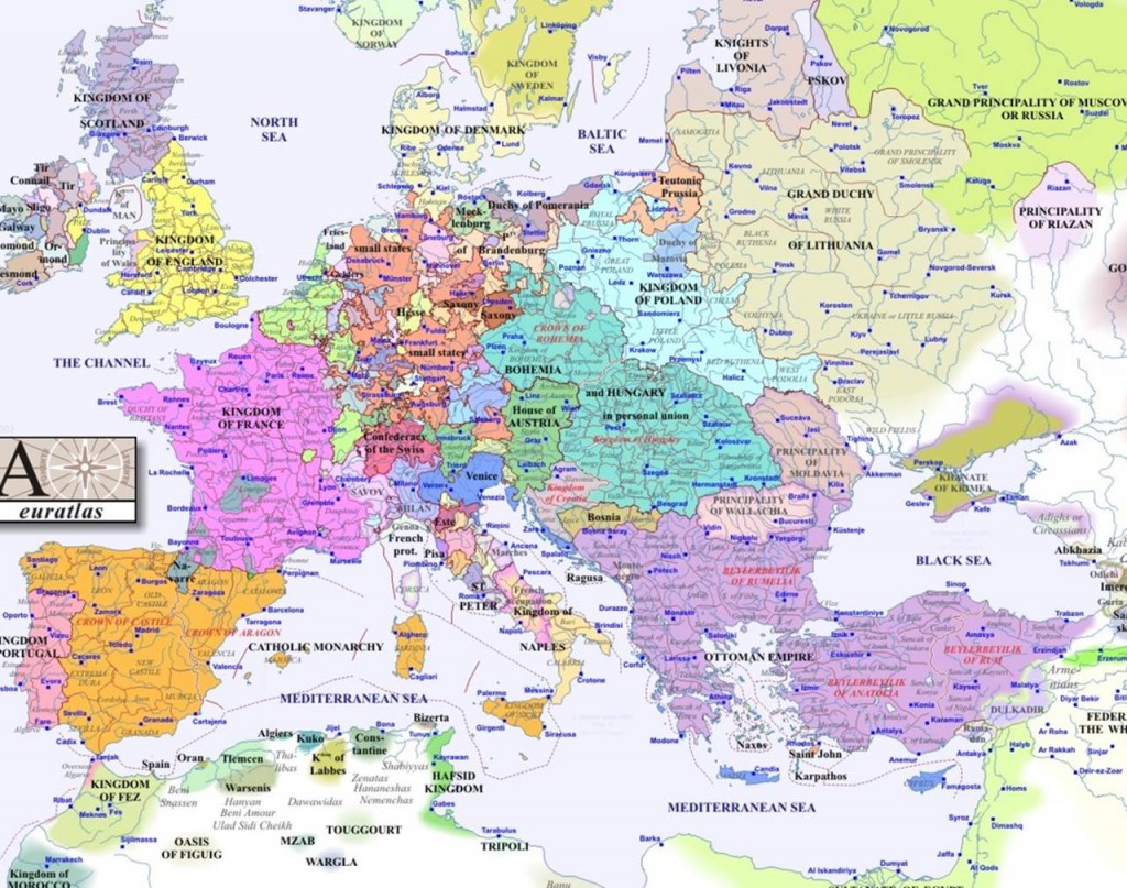 Evropa v roce 1500